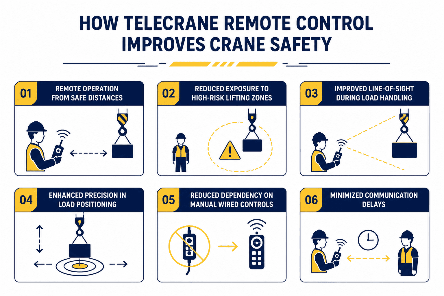 How Telecrane Remote Control Improves Crane Safety in Malaysia
